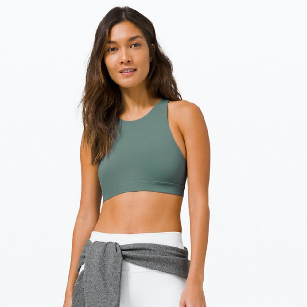 Lululemon Energy Bra High Neck Tidewater Teal 10
